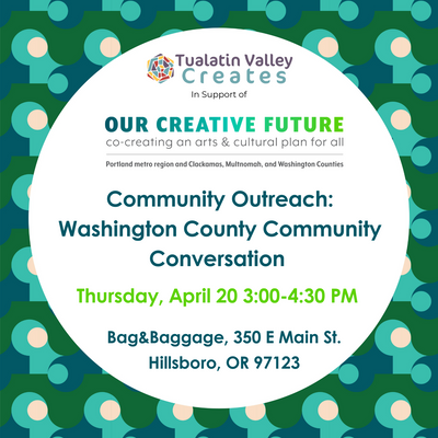 Our Creative Future Community Outreach Event: Community Conversations