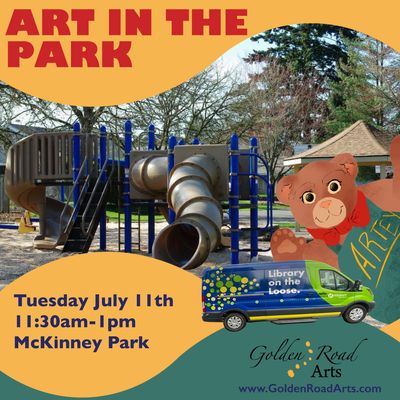 Summer Art in the Park with Golden Road Arts and Hillsboro Library on the Loose