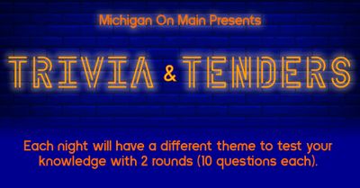 Trivia & Tenders Night!