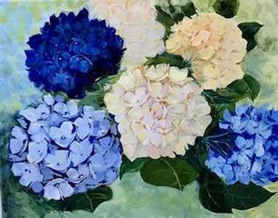 ZOOM CLASS Acrylic Hydrangea-Jean Anderson