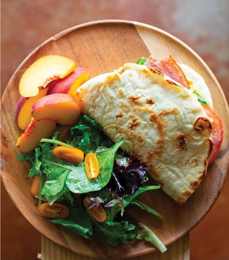 Lunch plate at FPH Bakery