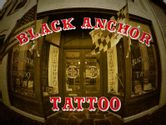 Black Anchor Tattoo
