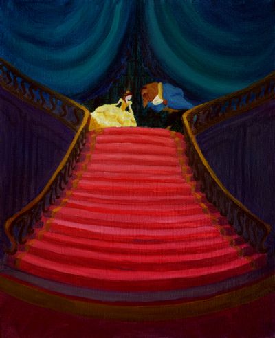 Beauty and the Beast Inspired Art Print Image