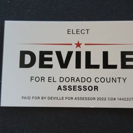 Jon Deville for El Dorado County Accessor