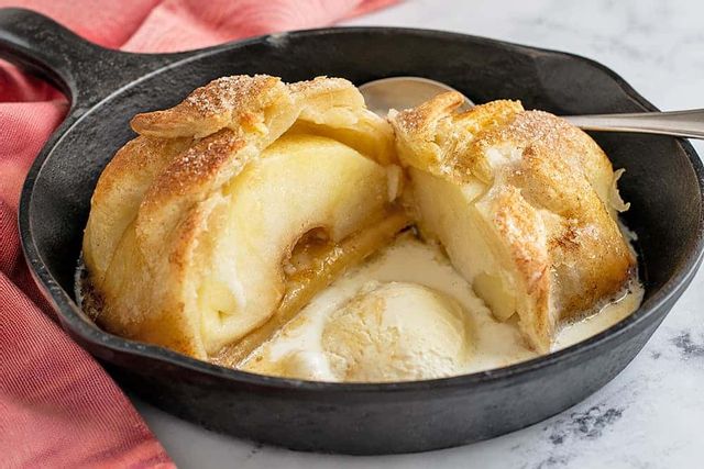Apple Dumplings with Caramel Sauce Fall Bakery Class