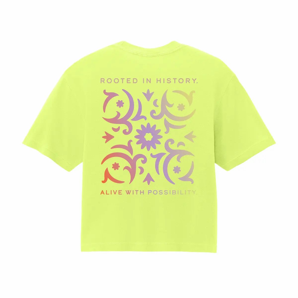 Womens Box Tee Neon Image