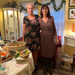 The atmosphere and ambiance were wonderful! Our hostesses: Susie & Robin of Copper Kettle Cottage. 