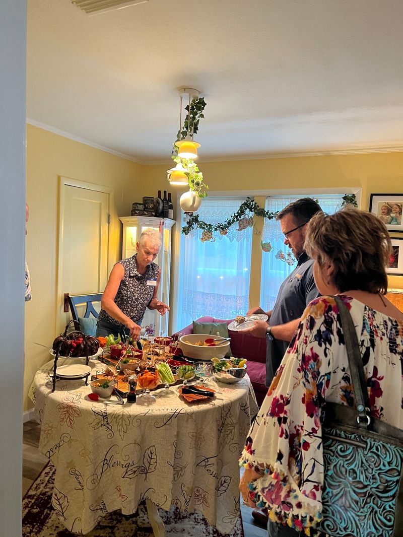 There was a wonderful selection of food at the Copper Kettle Cottage for the Foley Main Street Volunteer Appreciation reception at Copper Kettle Cottage. 
