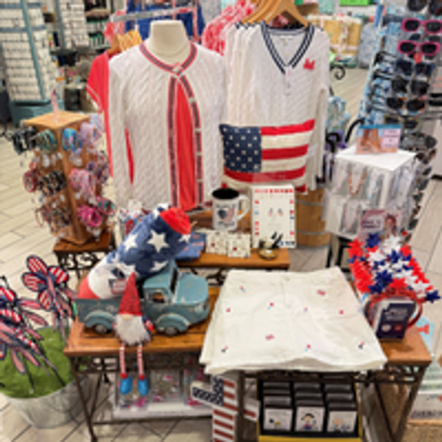 Red, White, & Blue just for you at Bavarian Inn Castle Shops
