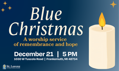 Blue Christmas Service at St. Lorenz