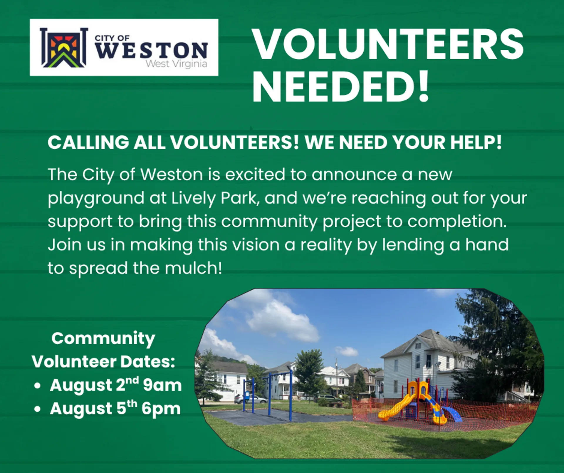 Help us transform Lively Park Playground into a vibrant space for our ...