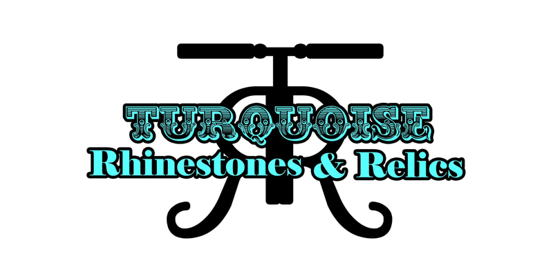Turquoise Rhinestones & Relics