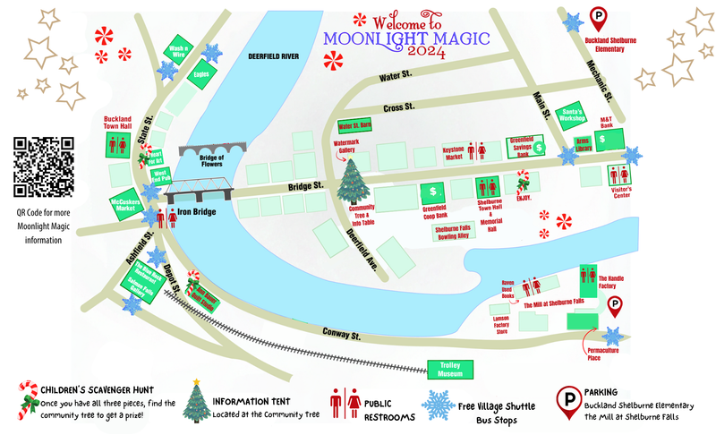 Moonlight Magic 2024 map of venues and activities