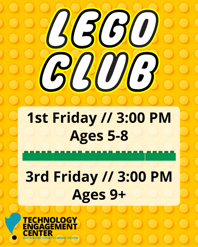 LEGO Jr. Club at the TEC