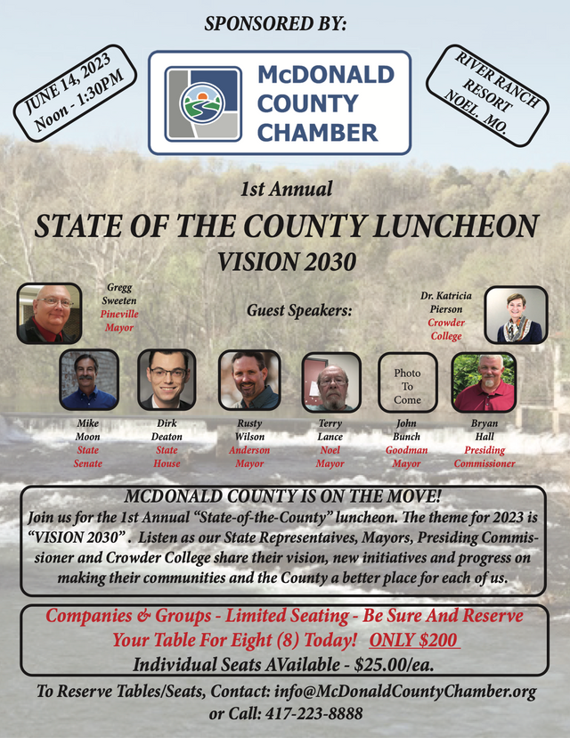 State of the County - Vision 2030 Luncheon