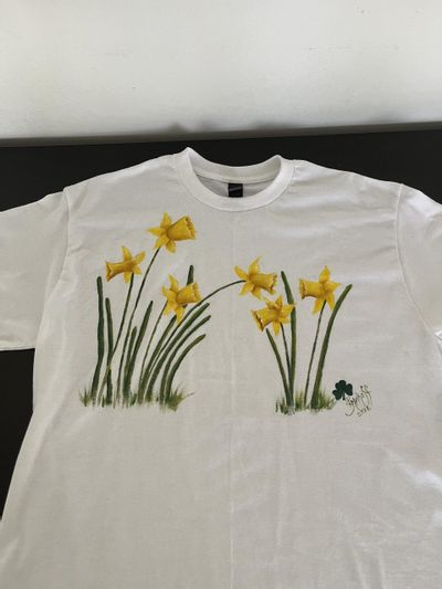 Painted Daffodil Shirt Workshop