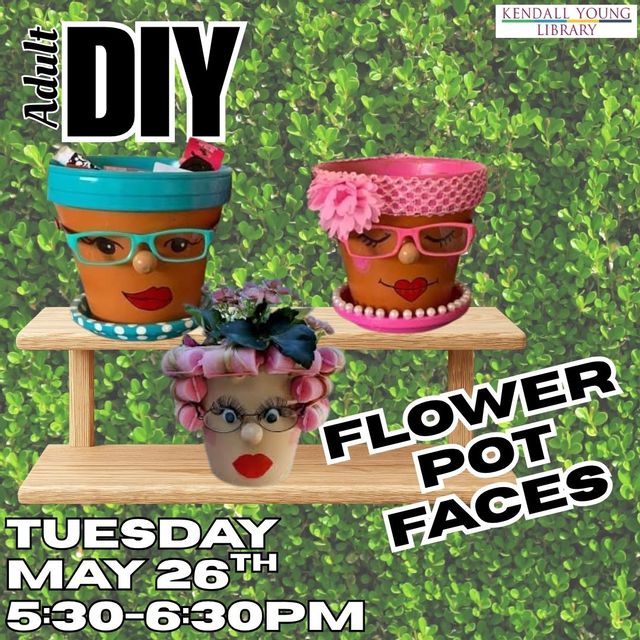KYL - Adult DIY - Flower Pot Faces