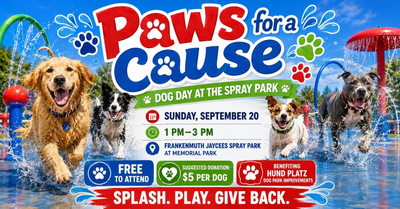 Paws for a Cause: Dog Day at the Spray Park