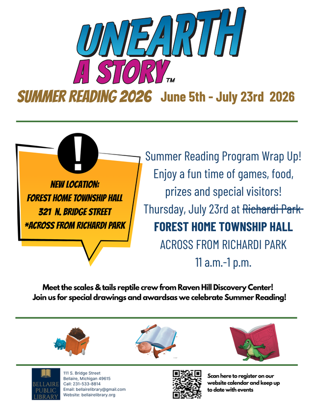 Summer Reading Program Wrap Up with Raven Hill