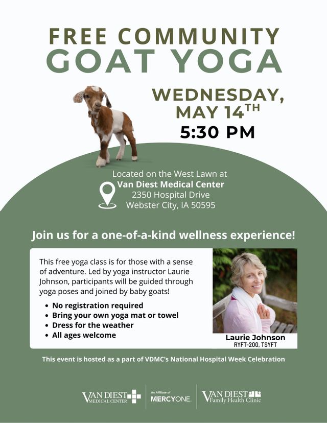 Free Community Goat Yoga