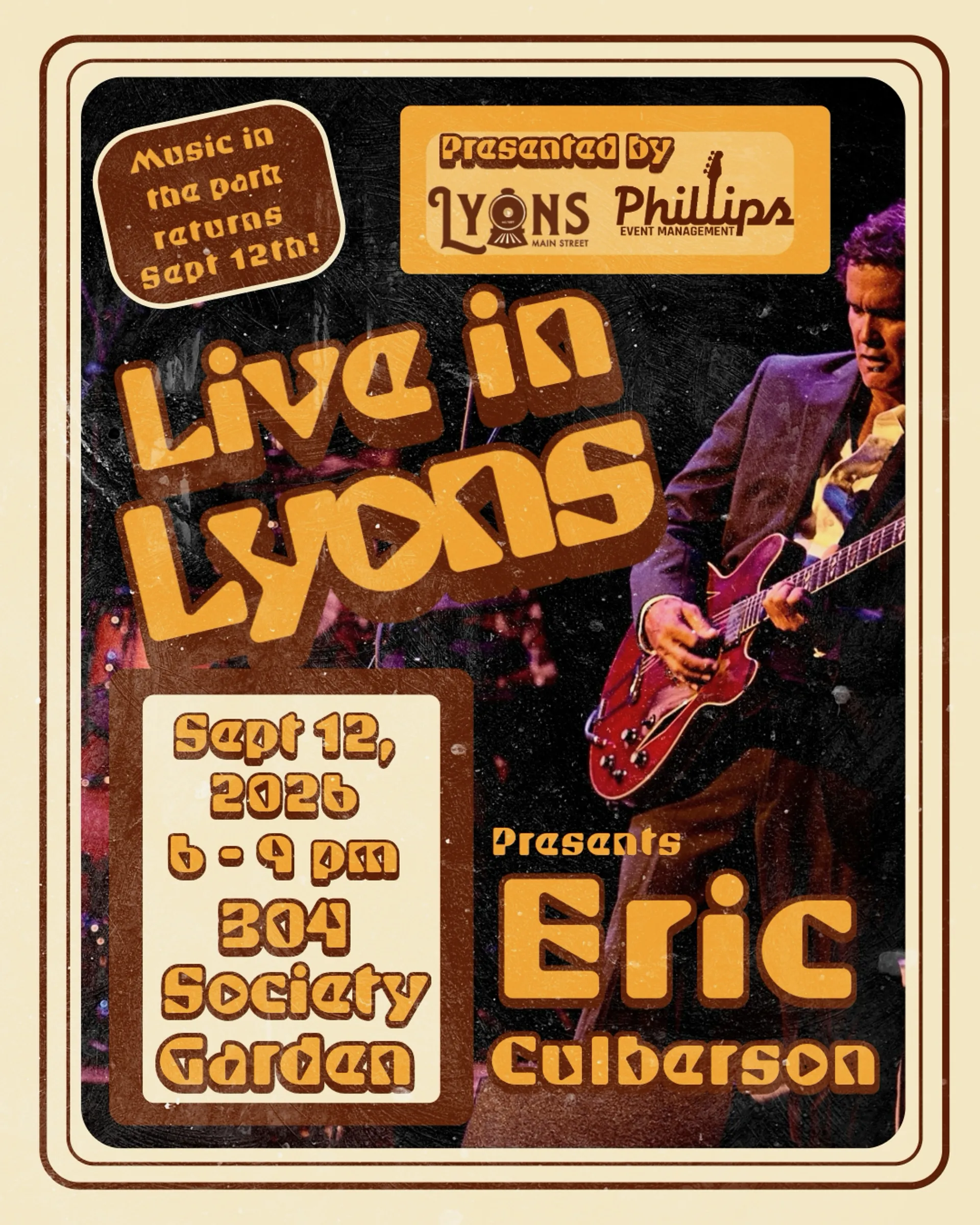 Live in Lyons