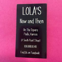 Lola's Now and Then