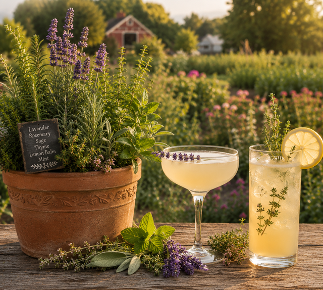 Cocktails and Planters Workshop In the Garden