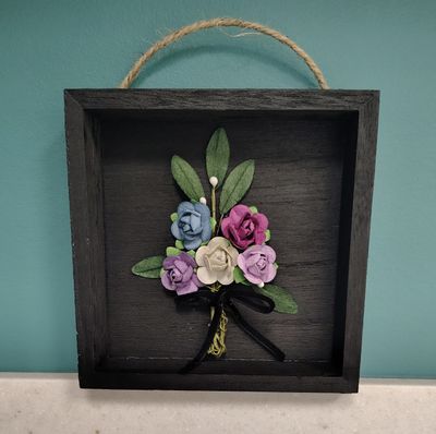 Creepy Crafts To Go: Gothic Flower Shadow Box