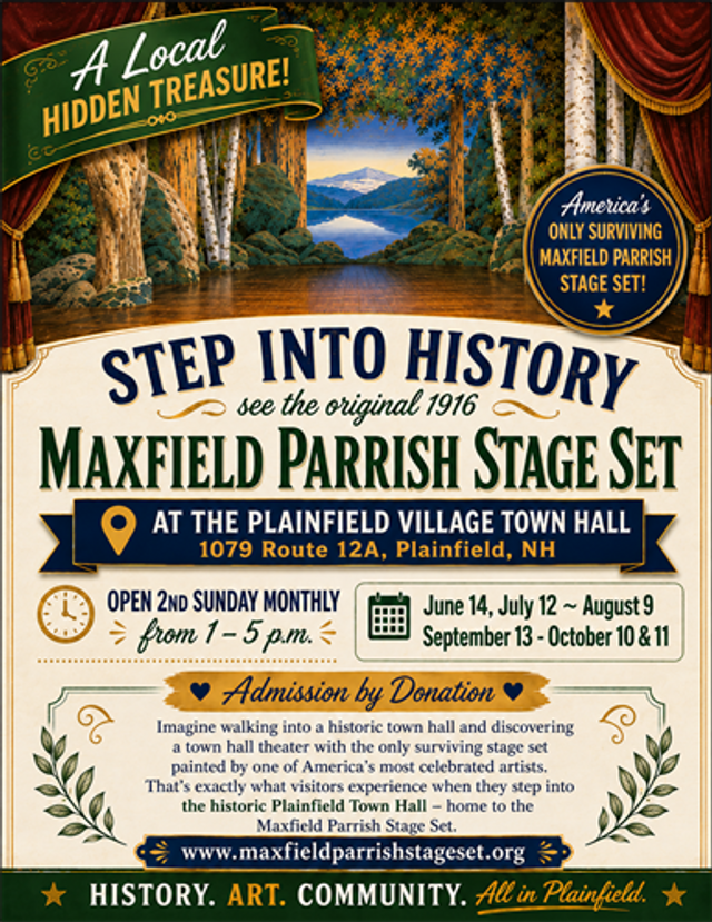 Maxfield Parrish Stage Set Open House