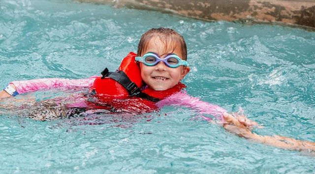 Swim Lessons at Zehnder’s Splash Village