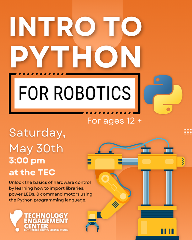 Intro to Python For Robotics at the TEC