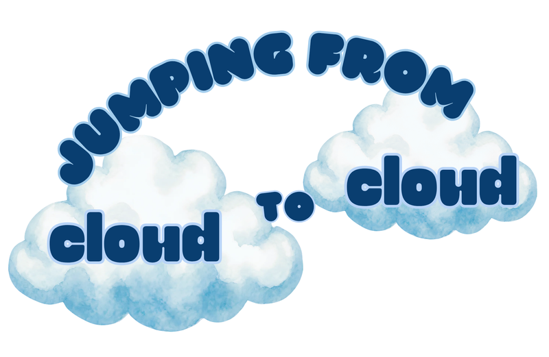 Jumping from Cloud to Cloud - Art by Natalie Spangenberg