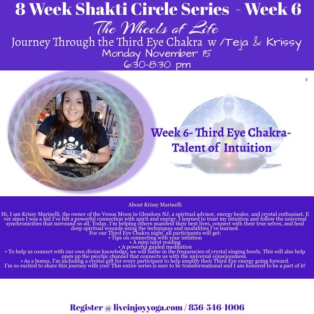 Shakti Circle Series - The Wheels of Life, Third Eye Chakra - The ...