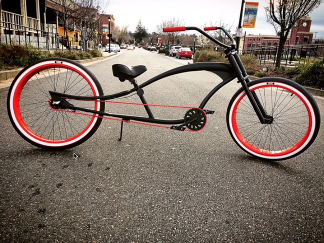 Stretched beach shop cruiser