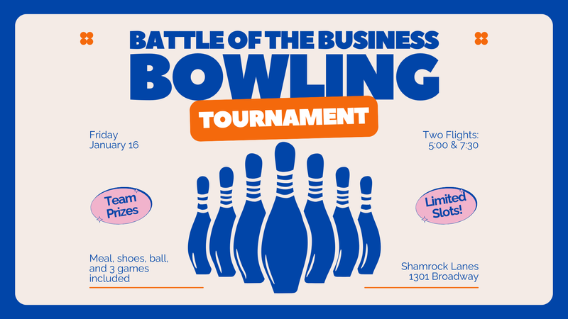 Battle of the Business Bowling promotional image