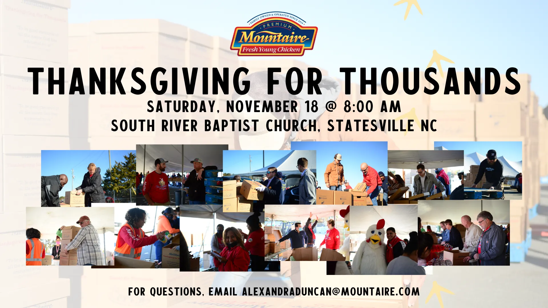 Mountaire Farms hosts Thanksgiving for Thousands