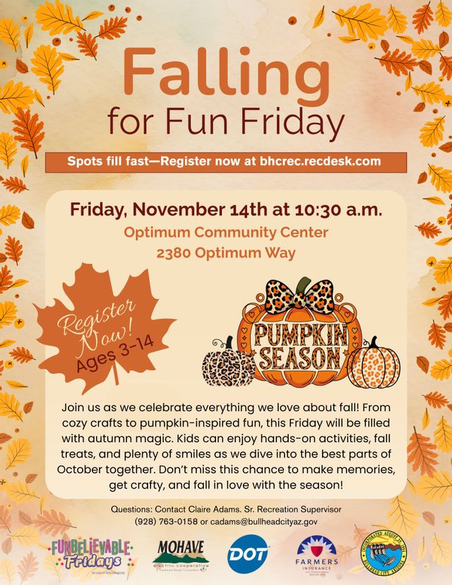 Falling for Fun Friday - Funbelievable Friday