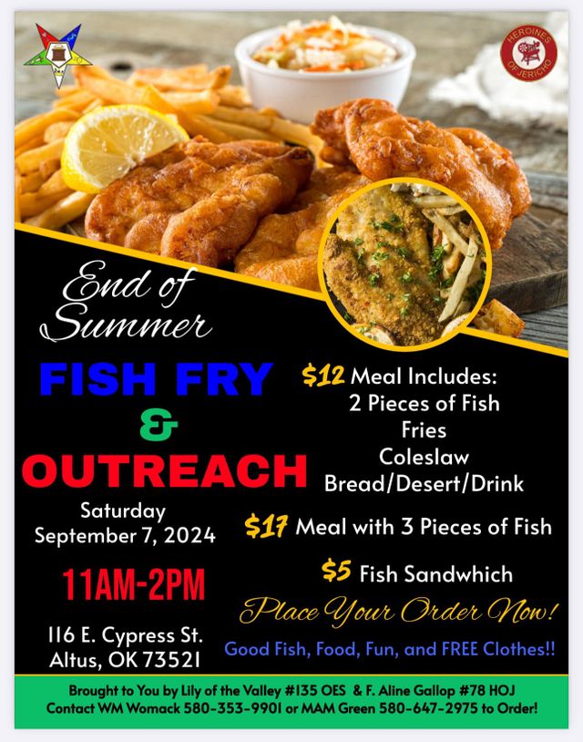 End of Summer Fish Fry & Outreach