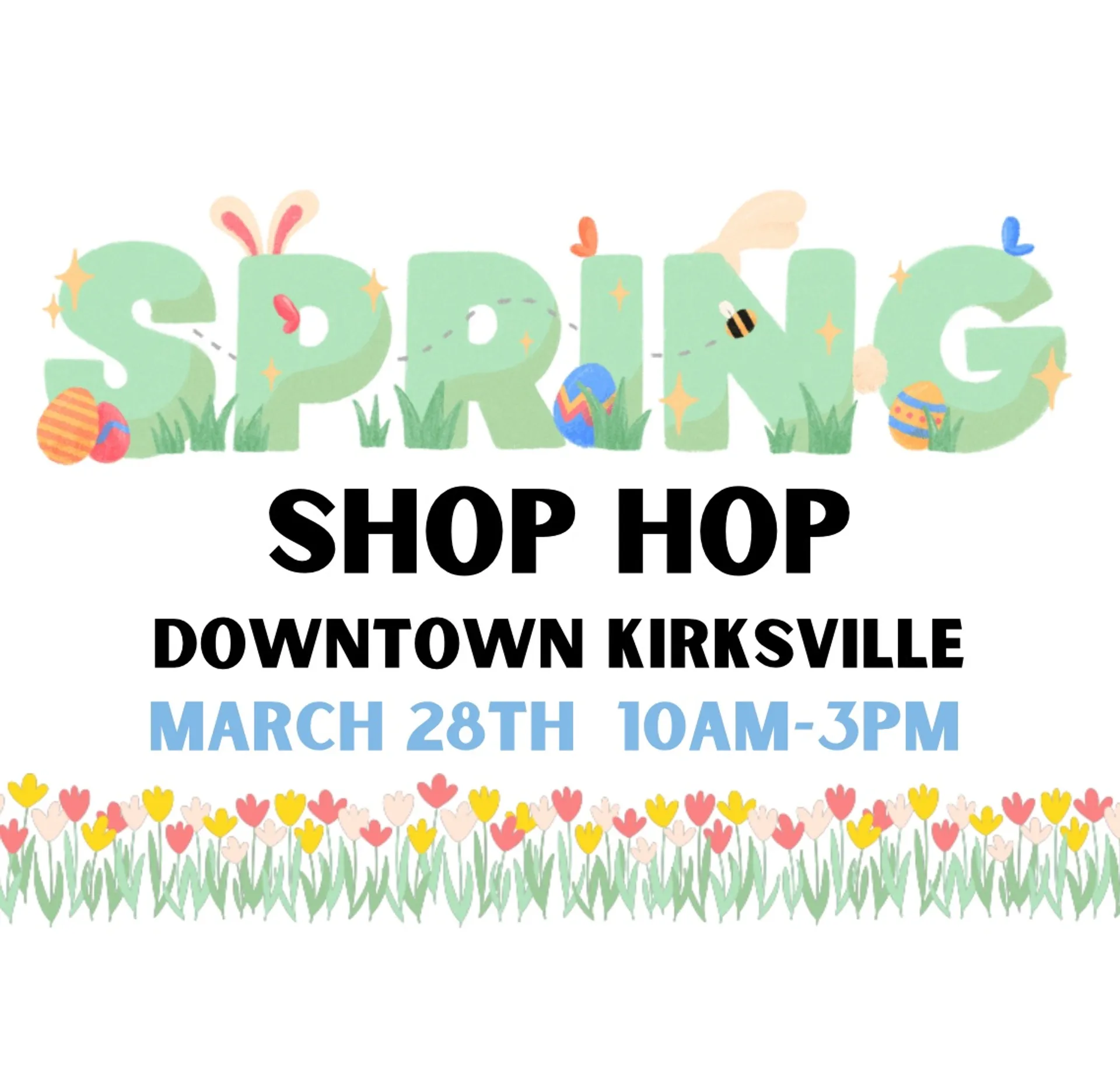 🌷 Spring Into Downtown: The Annual Spring Shop Hop is March 28th!🌷