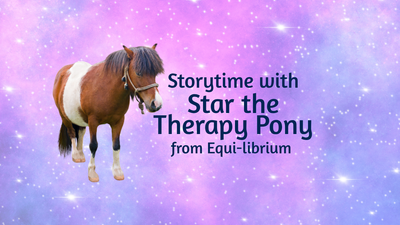 Storytime with Star the Therapy Horse