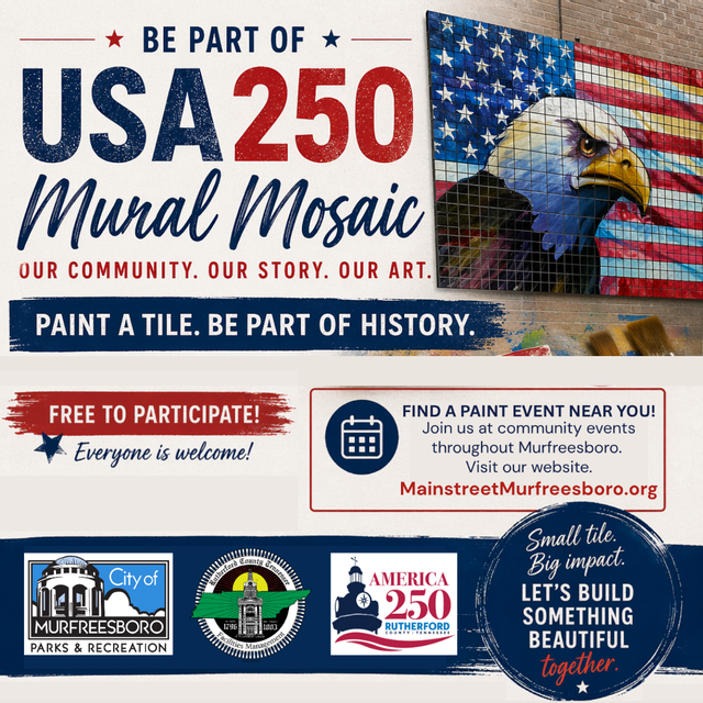 Find a Paint event near you for the USA 250 Mural