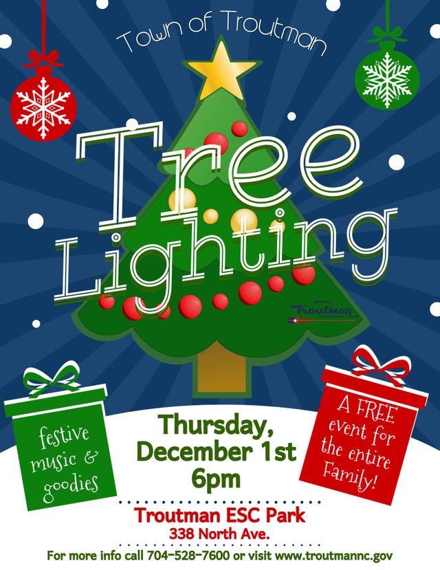 Troutman Christmas Tree Lighting