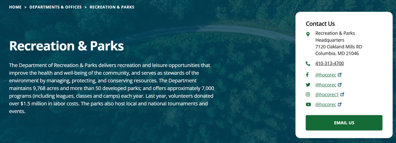 Howard County Recreation and Parks