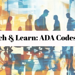 Lunch & Learn: ADA Codes