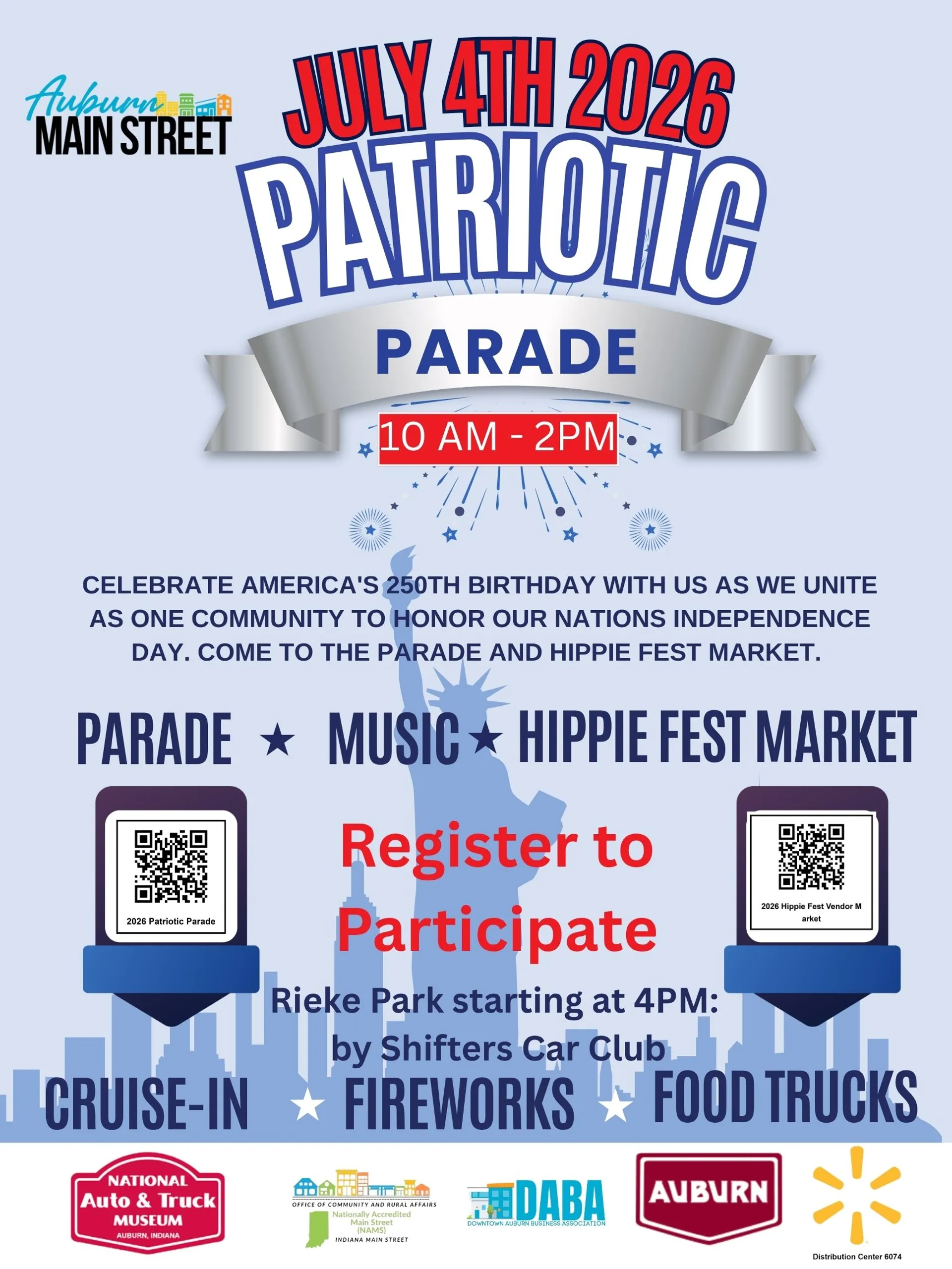 Auburn Patriotic Parade Sign-Up