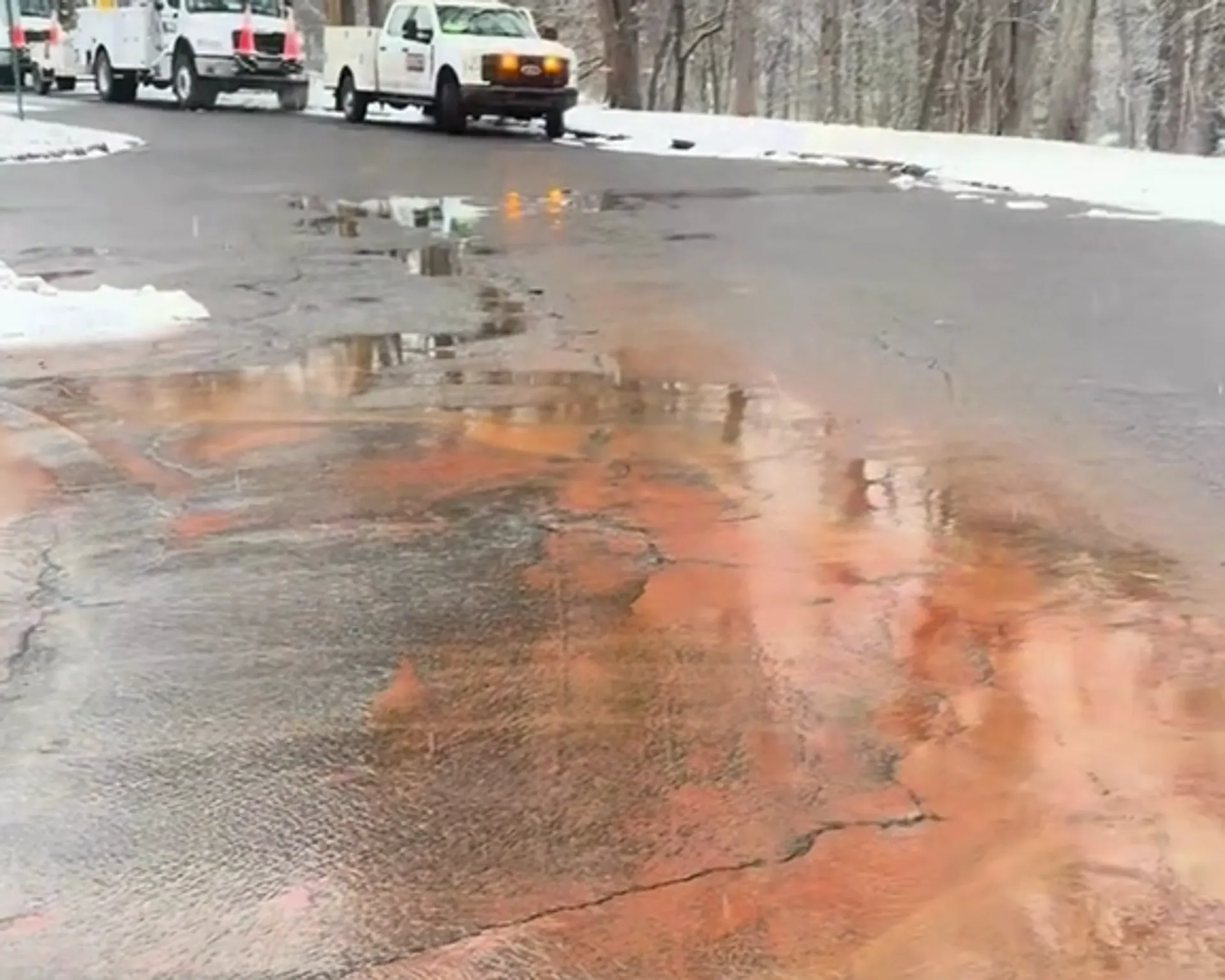 Water Main Break Closes Portion of Bingham Street