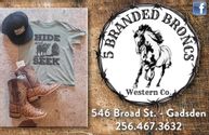 5 Branded Broncs Western Co