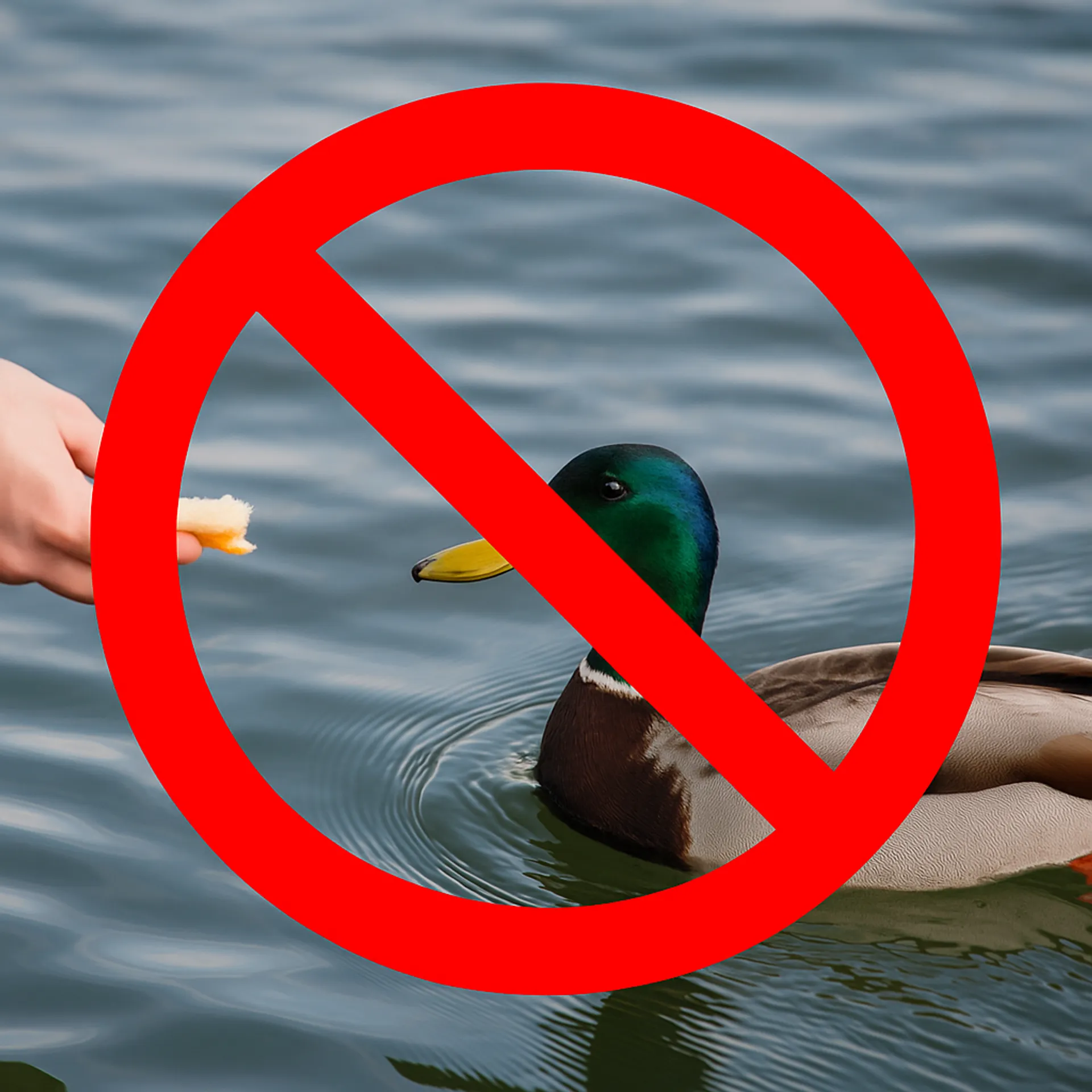 Don't Feed the Ducks: Help Keep the Lake Healthy