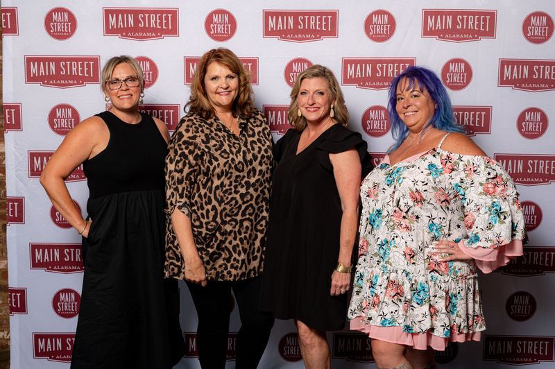 The wonderful Main Street Alabama staff. Tanya Maloney, Mary Wirth, Trisha Black, and Jennifer Schuette