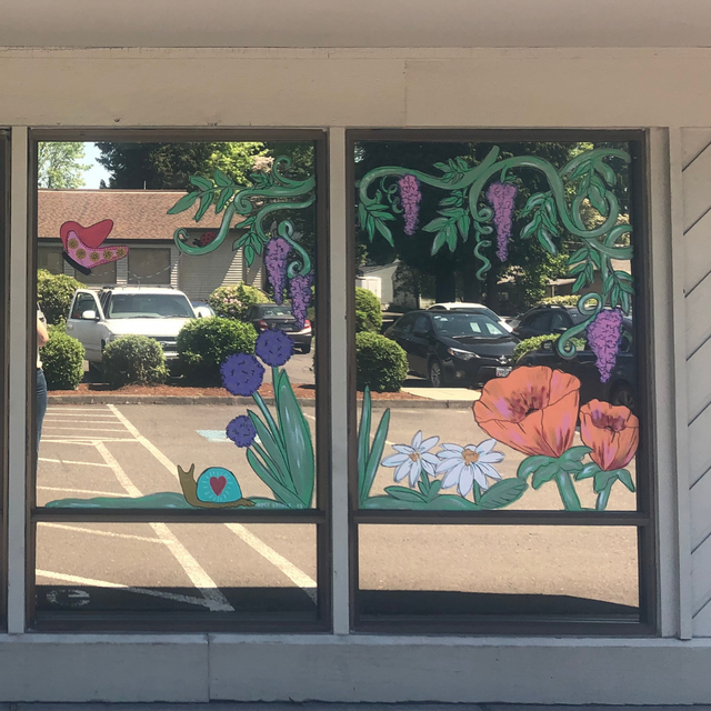 Spring Window Art —